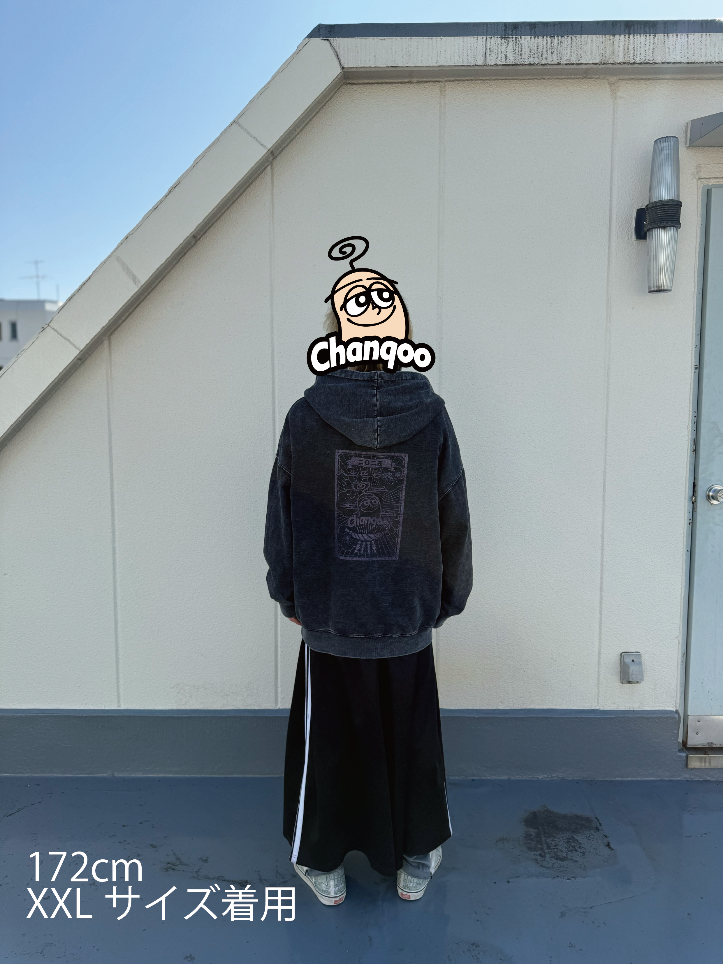 🌈人生色彩波動🌈ジップアップパーカー